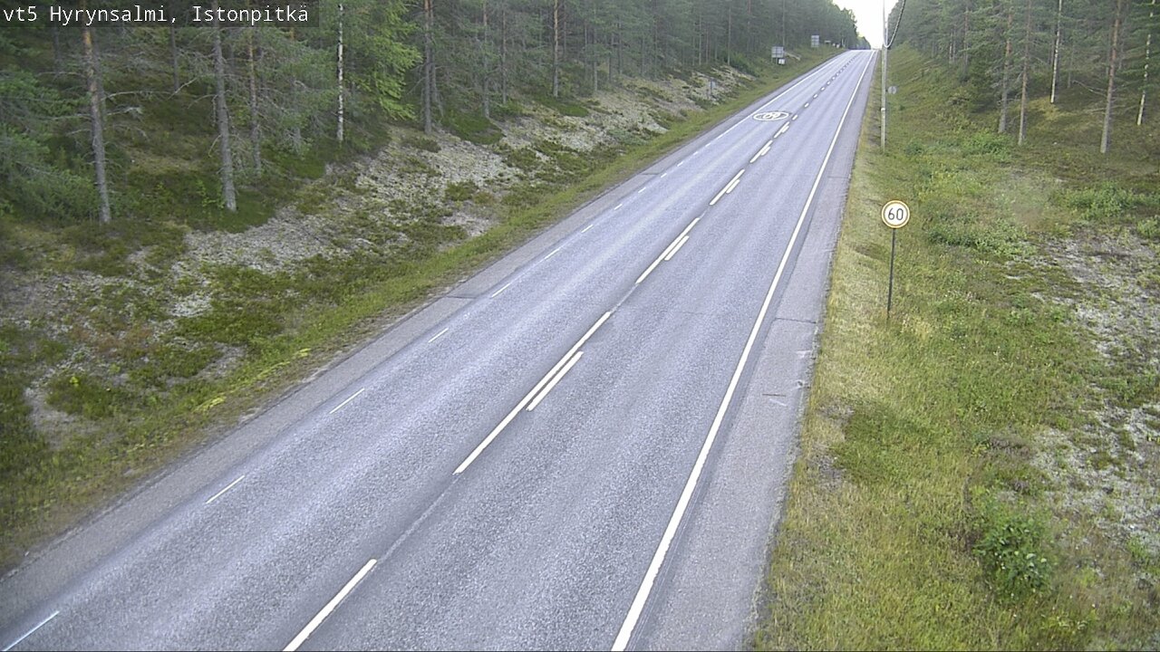 Kelikamerat Kuva Tie 5 Hyrynsalmi, Istonpitkä, Hyrynsalmi, Kainuu