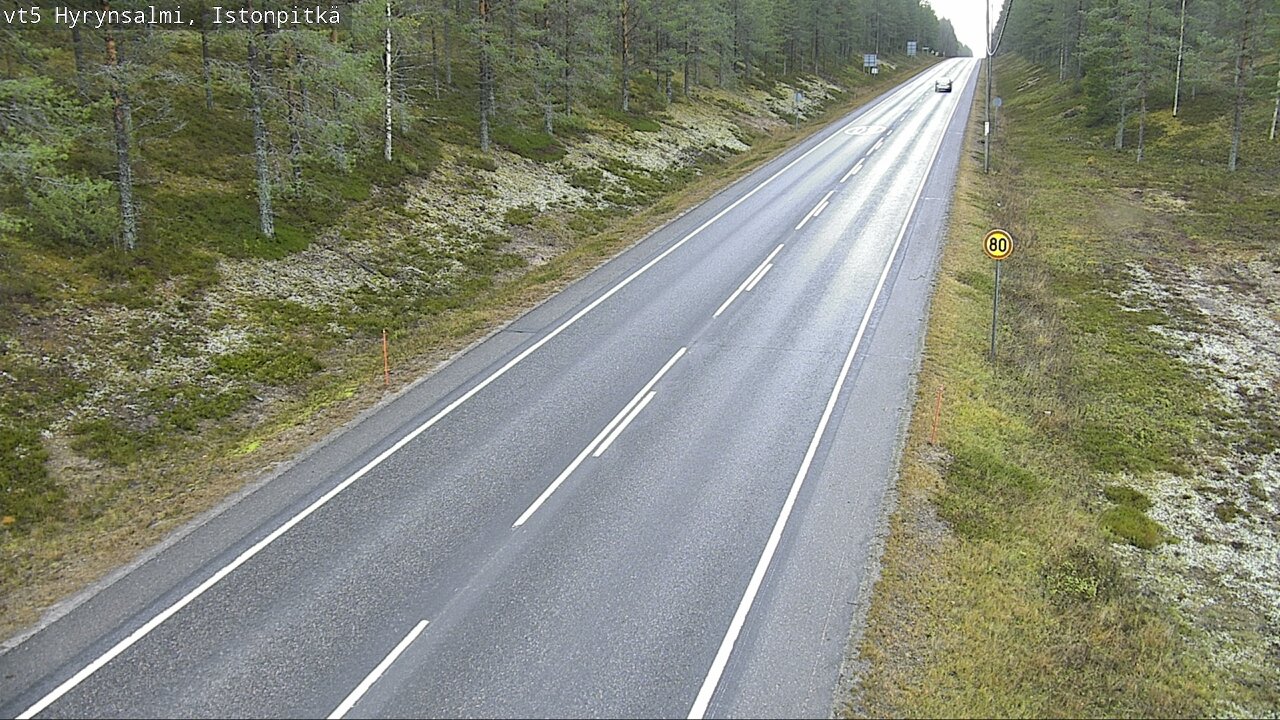 Kelikamerat Kuva Tie 5 Hyrynsalmi, Istonpitkä, Hyrynsalmi, Kainuu