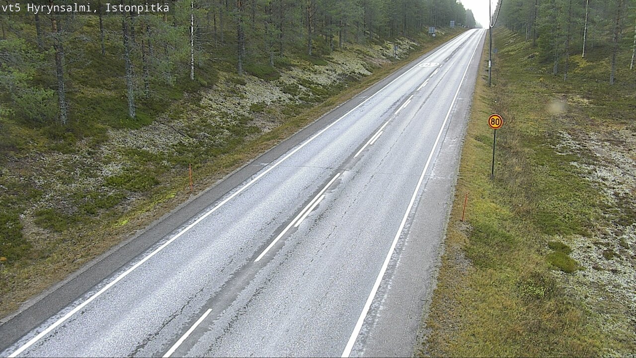 Kelikamerat Kuva Tie 5 Hyrynsalmi, Istonpitkä, Hyrynsalmi, Kainuu