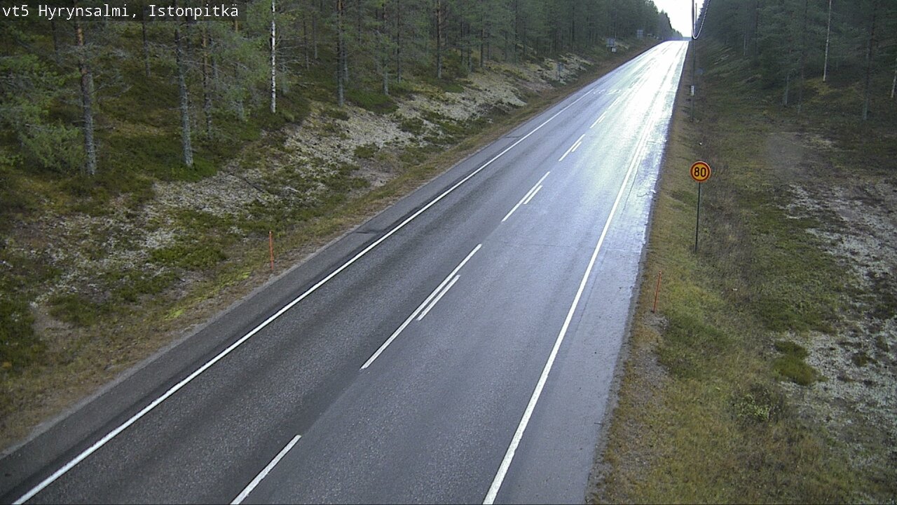 Kelikamerat Kuva Tie 5 Hyrynsalmi, Istonpitkä, Hyrynsalmi, Kainuu