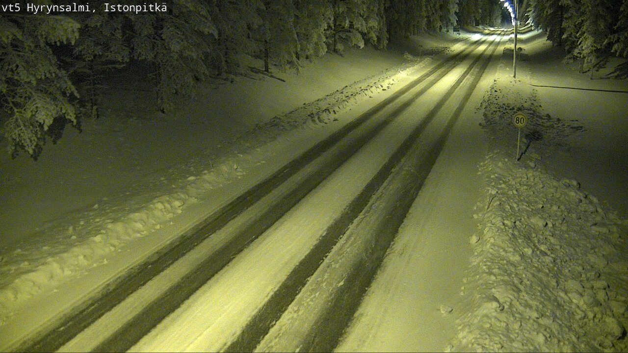 Kelikamerat Kuva Tie 5 Hyrynsalmi, Istonpitkä, Hyrynsalmi, Kainuu