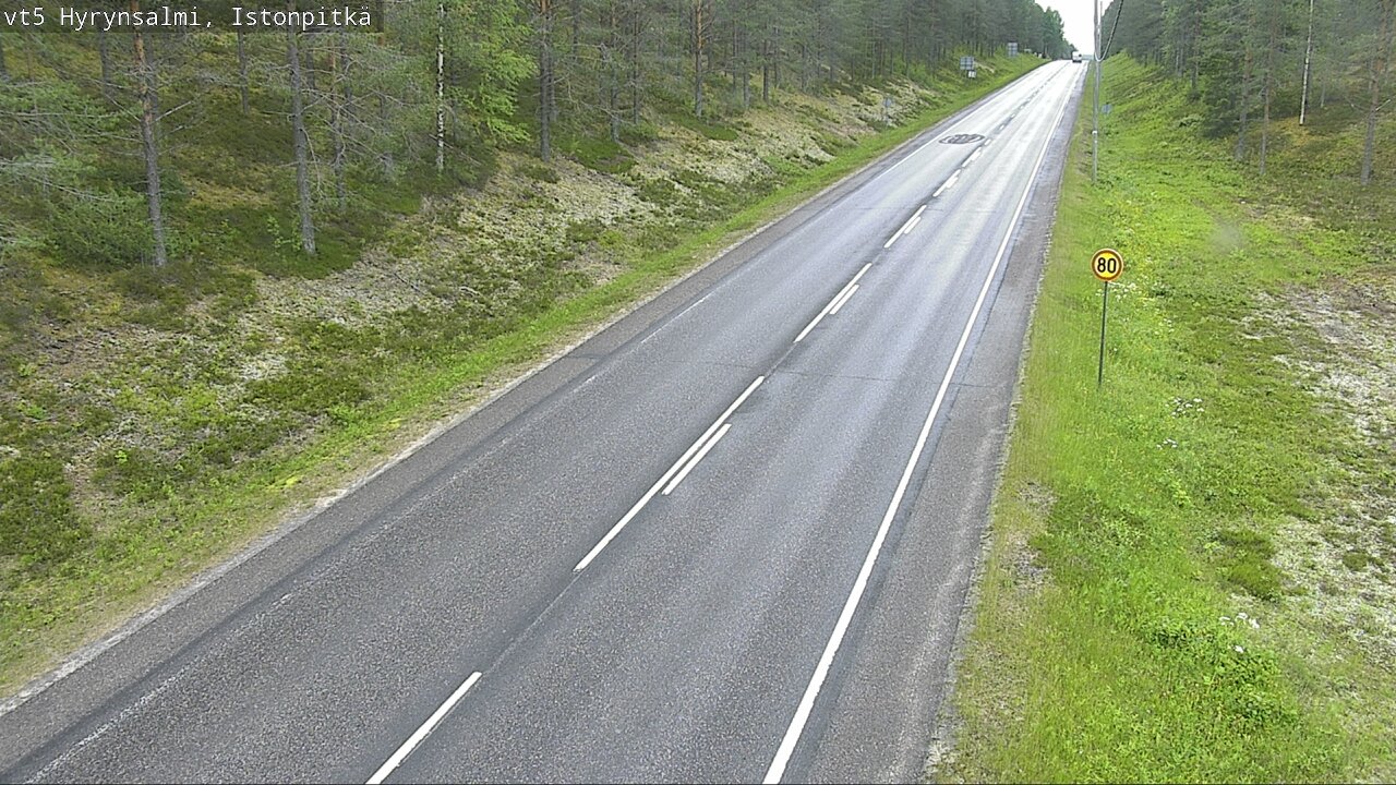 Kelikamerat Kuva Tie 5 Hyrynsalmi, Istonpitkä, Hyrynsalmi, Kainuu