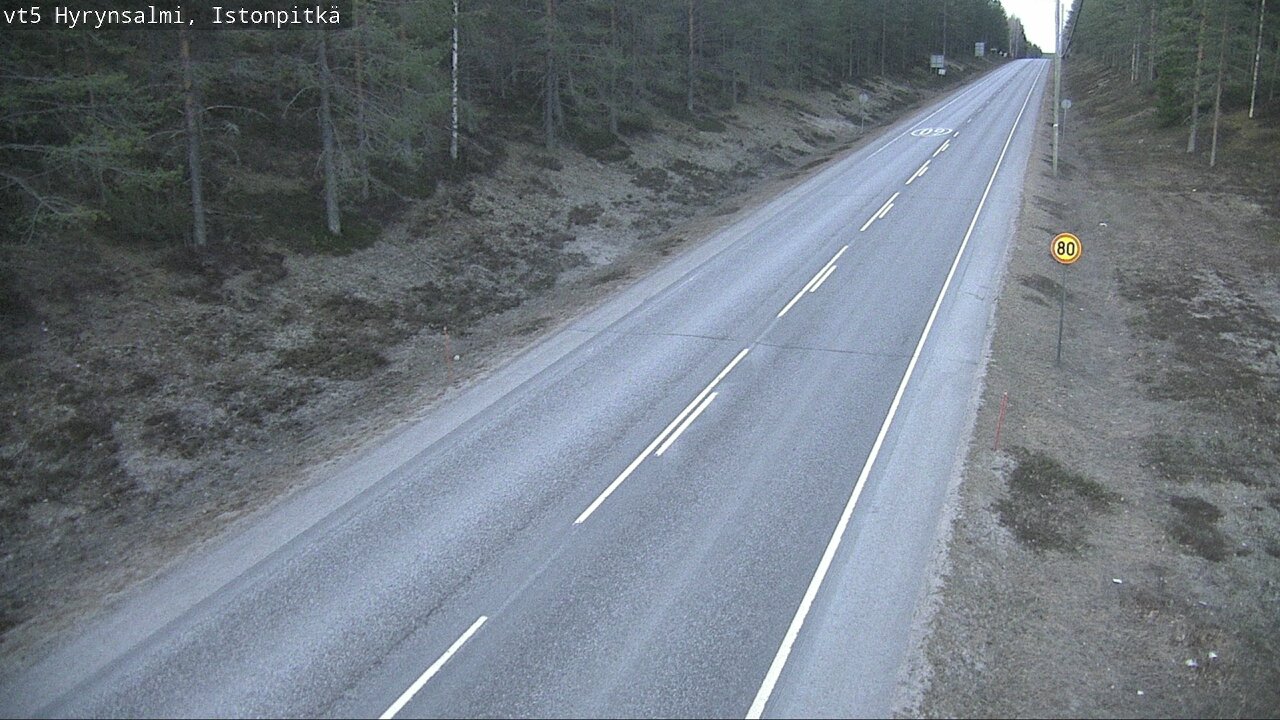 Kelikamerat Kuva Tie 5 Hyrynsalmi, Istonpitkä, Hyrynsalmi, Kainuu