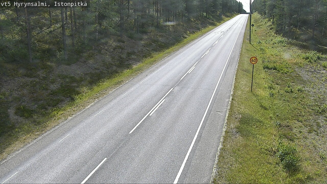 Kelikamerat Kuva Tie 5 Hyrynsalmi, Istonpitkä, Hyrynsalmi, Kainuu