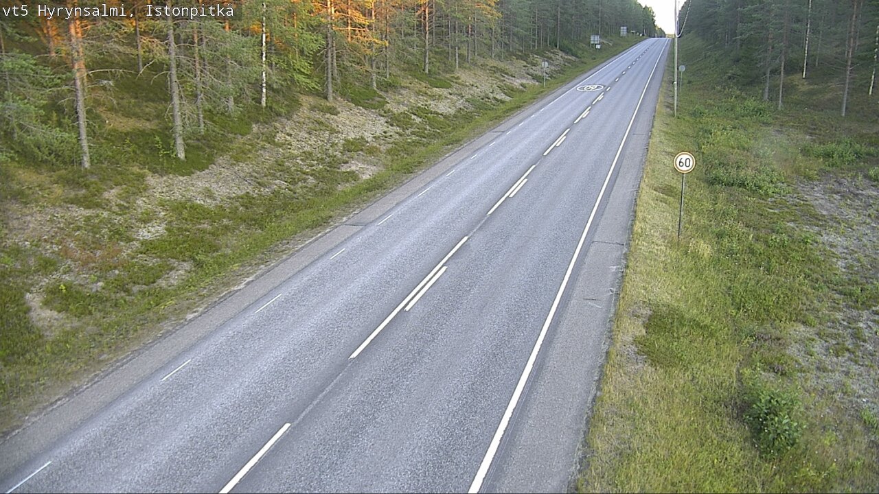 Kelikamerat Kuva Tie 5 Hyrynsalmi, Istonpitkä, Hyrynsalmi, Kainuu