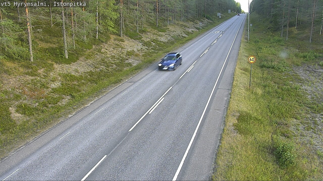 Kelikamerat Kuva Tie 5 Hyrynsalmi, Istonpitkä, Hyrynsalmi, Kainuu