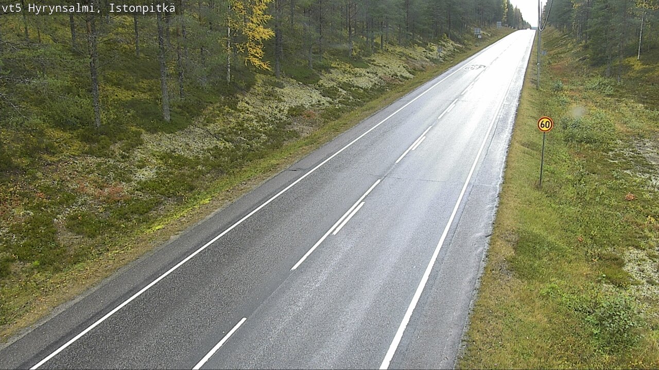 Kelikamerat Kuva Tie 5 Hyrynsalmi, Istonpitkä, Hyrynsalmi, Kainuu