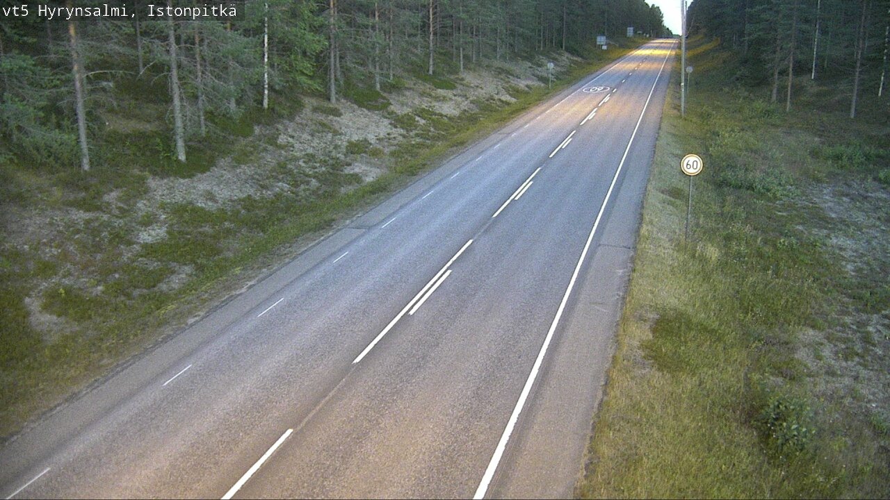 Kelikamerat Kuva Tie 5 Hyrynsalmi, Istonpitkä, Hyrynsalmi, Kainuu
