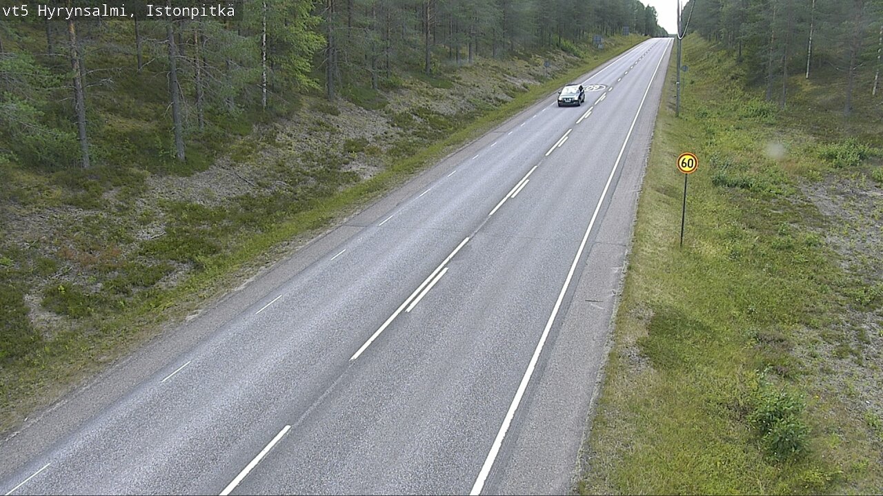 Kelikamerat Kuva Tie 5 Hyrynsalmi, Istonpitkä, Hyrynsalmi, Kainuu