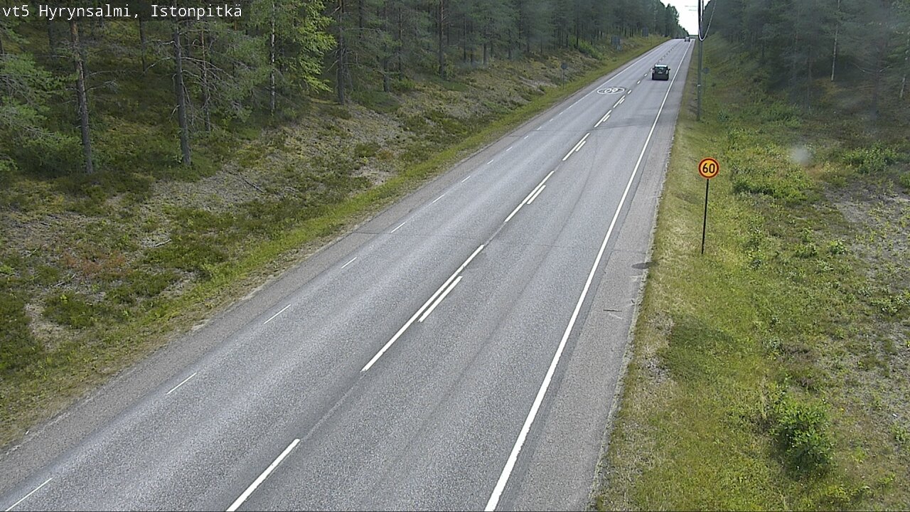 Kelikamerat Kuva Tie 5 Hyrynsalmi, Istonpitkä, Hyrynsalmi, Kainuu
