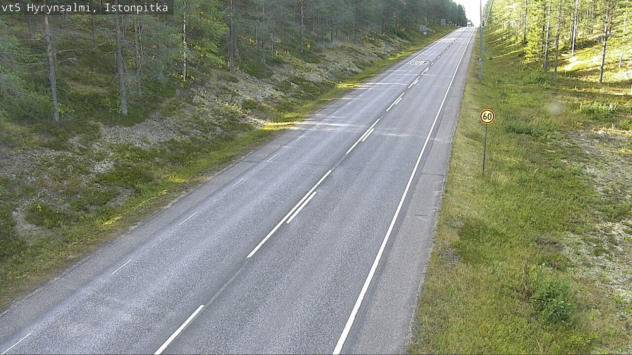 Kelikamerat Kuva Tie 5 Hyrynsalmi, Istonpitkä, Hyrynsalmi, Kainuu