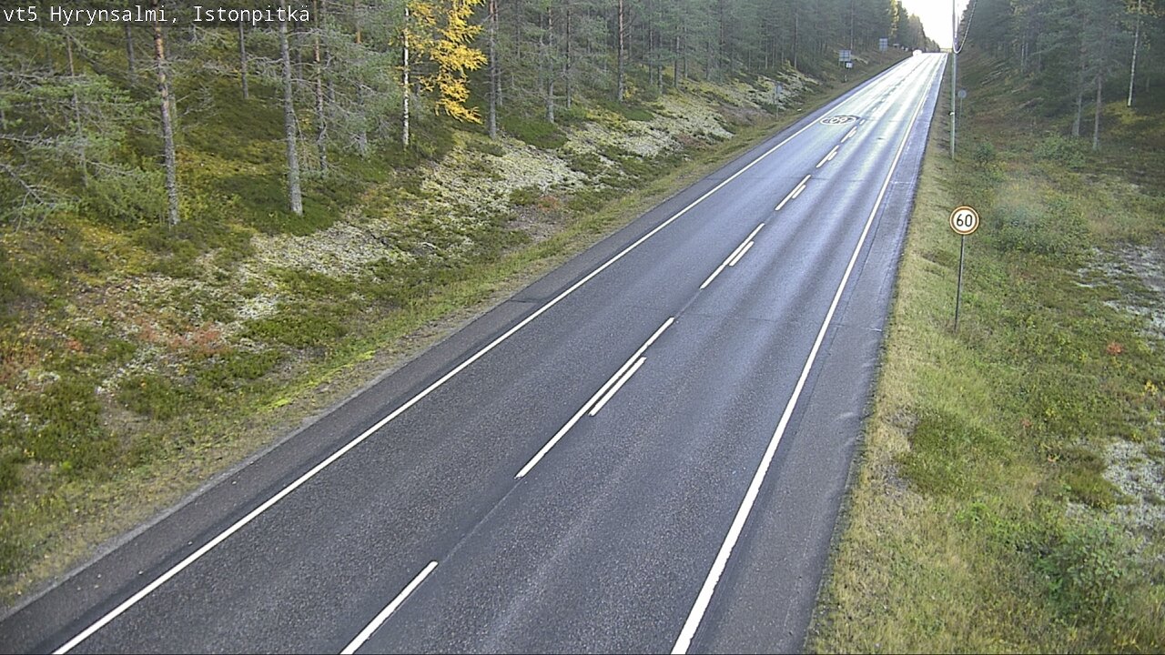 Kelikamerat Kuva Tie 5 Hyrynsalmi, Istonpitkä, Hyrynsalmi, Kainuu