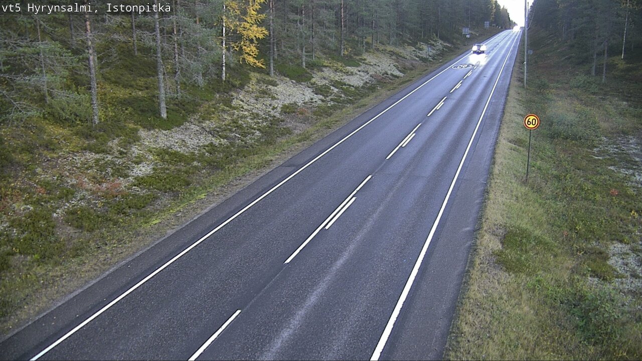 Kelikamerat Kuva Tie 5 Hyrynsalmi, Istonpitkä, Hyrynsalmi, Kainuu