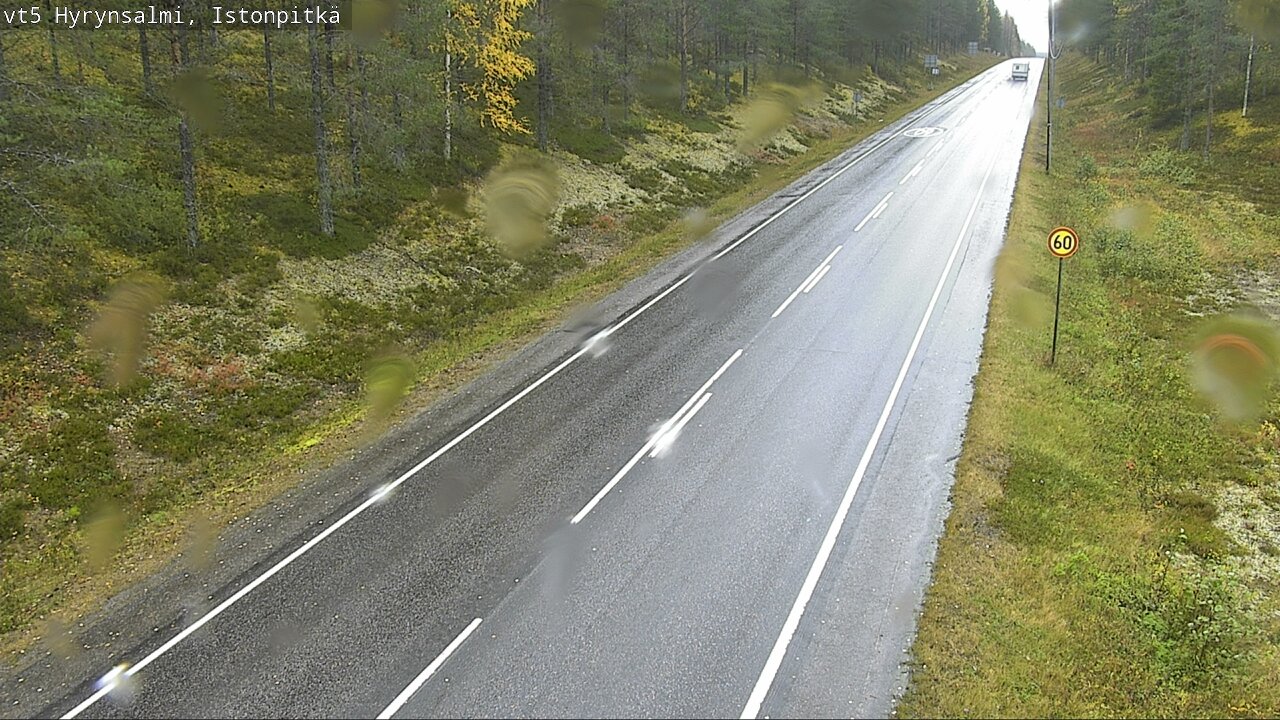 Weather Camera Image Road 5 Hyrynsalmi, Istonpitkä, Hyrynsalmi, Kainuu