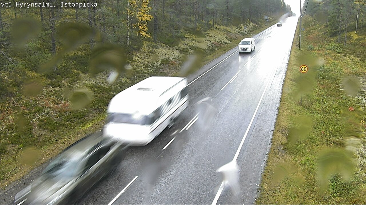 Weather Camera Image Road 5 Hyrynsalmi, Istonpitkä, Hyrynsalmi, Kainuu