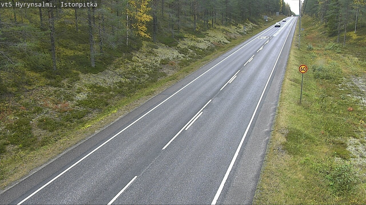 Kelikamerat Kuva Tie 5 Hyrynsalmi, Istonpitkä, Hyrynsalmi, Kainuu