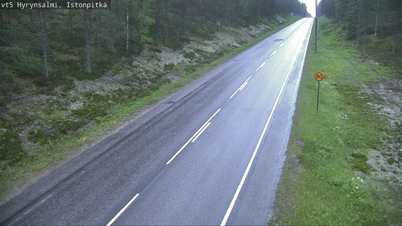 Kelikamerat Kuva Tie 5 Hyrynsalmi, Istonpitkä, Hyrynsalmi, Kainuu