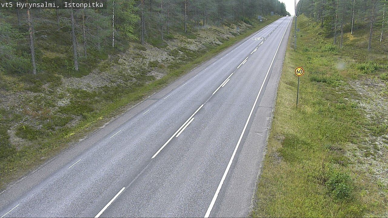 Kelikamerat Kuva Tie 5 Hyrynsalmi, Istonpitkä, Hyrynsalmi, Kainuu