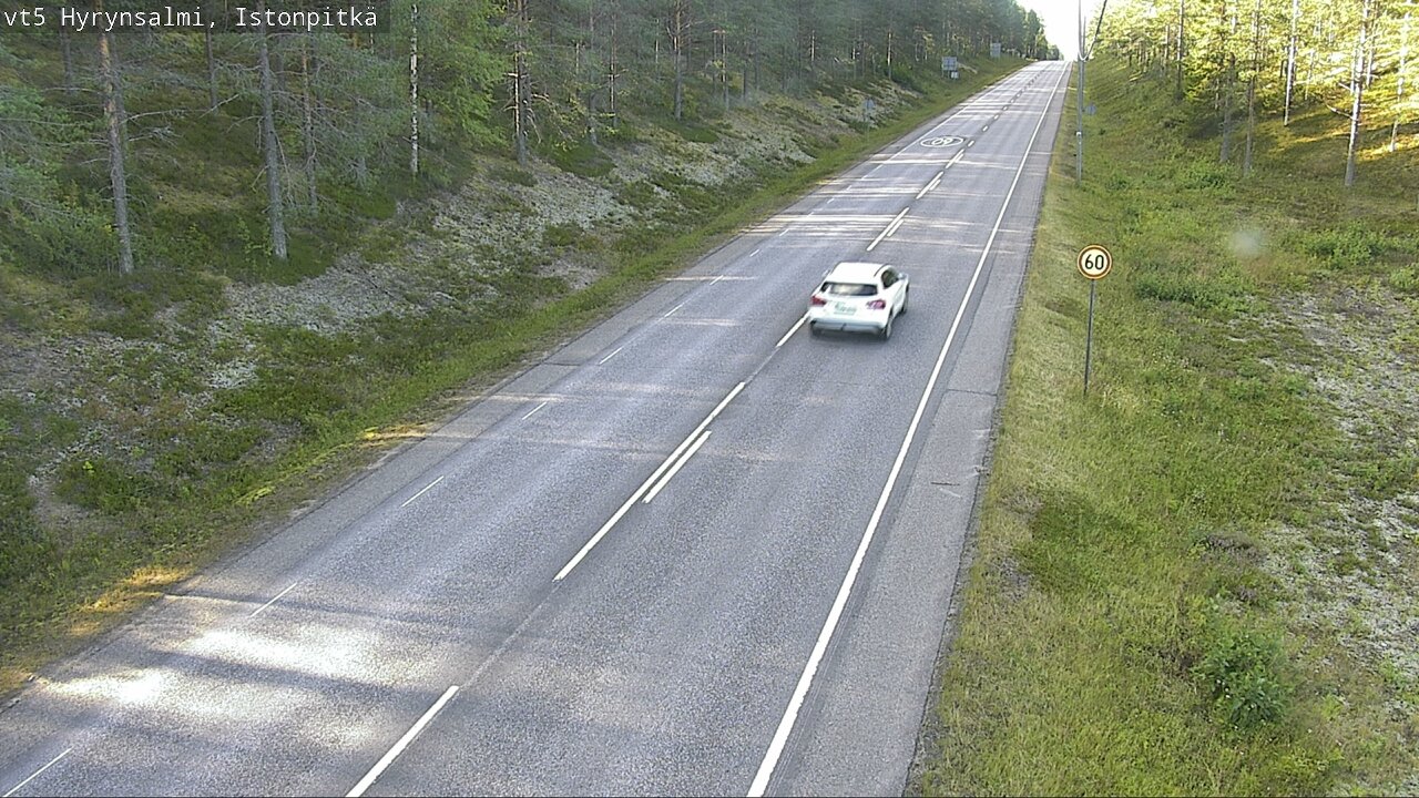 Kelikamerat Kuva Tie 5 Hyrynsalmi, Istonpitkä, Hyrynsalmi, Kainuu