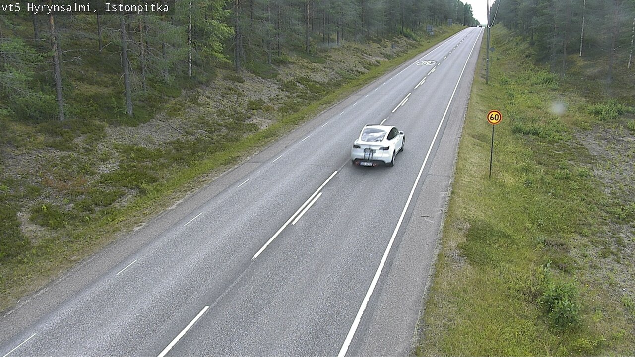 Kelikamerat Kuva Tie 5 Hyrynsalmi, Istonpitkä, Hyrynsalmi, Kainuu