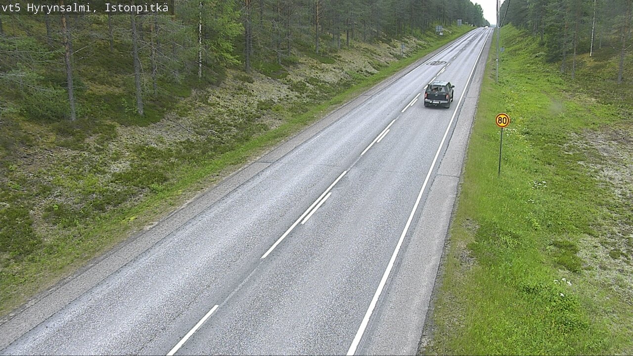 Kelikamerat Kuva Tie 5 Hyrynsalmi, Istonpitkä, Hyrynsalmi, Kainuu