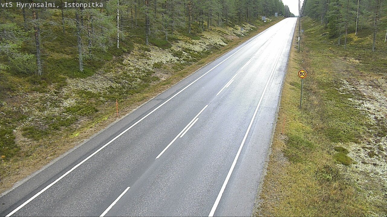 Kelikamerat Kuva Tie 5 Hyrynsalmi, Istonpitkä, Hyrynsalmi, Kainuu