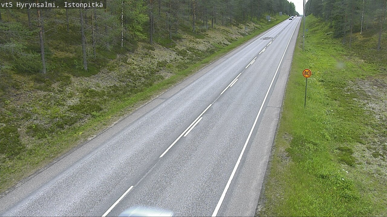 Kelikamerat Kuva Tie 5 Hyrynsalmi, Istonpitkä, Hyrynsalmi, Kainuu