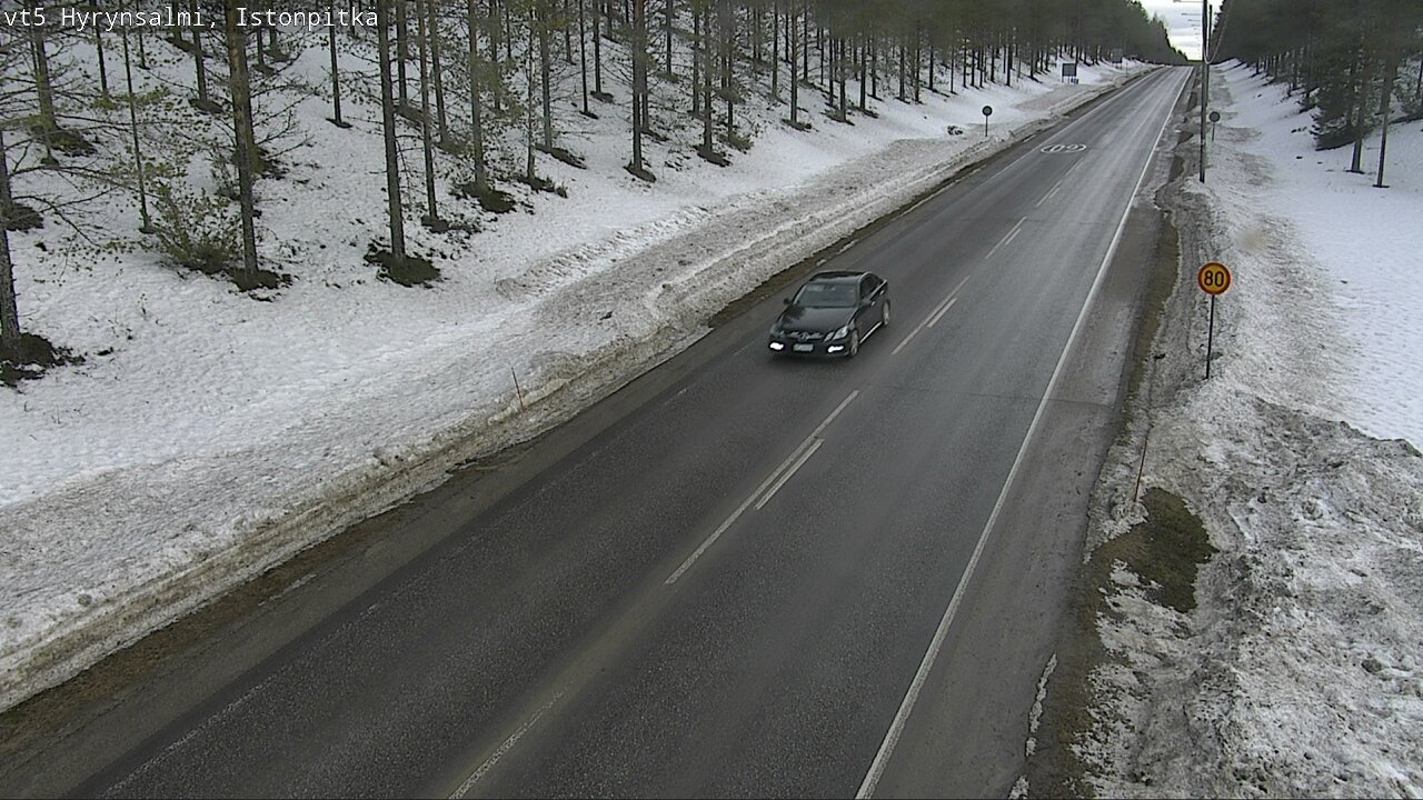 Kelikamerat Kuva Tie 5 Hyrynsalmi, Istonpitkä, Hyrynsalmi, Kainuu