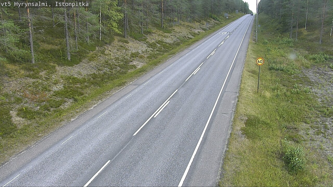 Kelikamerat Kuva Tie 5 Hyrynsalmi, Istonpitkä, Hyrynsalmi, Kainuu