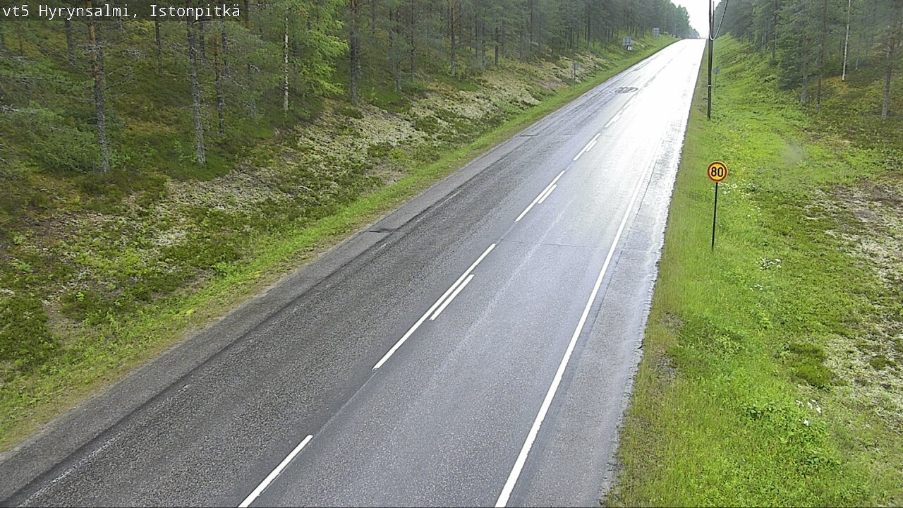 Kelikamerat Kuva Tie 5 Hyrynsalmi, Istonpitkä, Hyrynsalmi, Kainuu