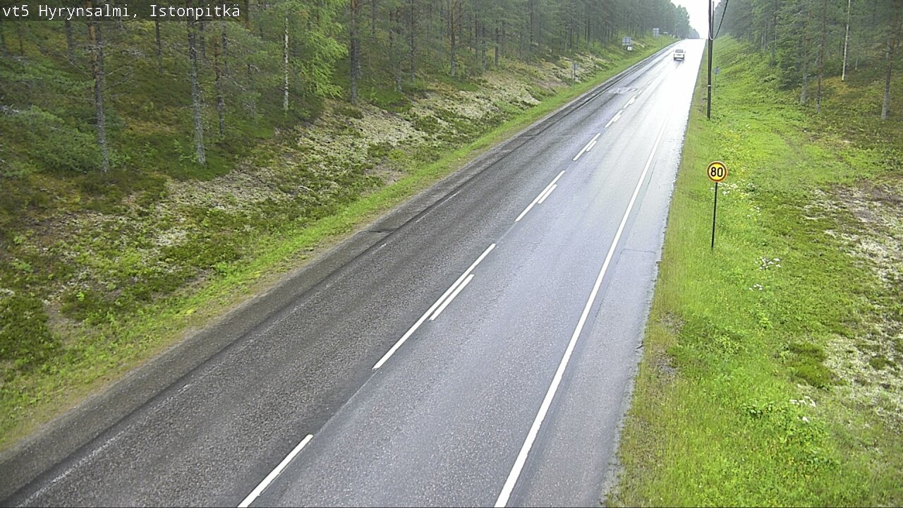 Kelikamerat Kuva Tie 5 Hyrynsalmi, Istonpitkä, Hyrynsalmi, Kainuu
