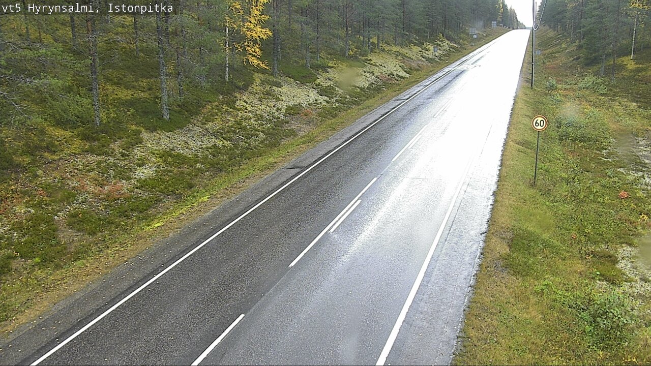 Weather Camera Image Road 5 Hyrynsalmi, Istonpitkä, Hyrynsalmi, Kainuu