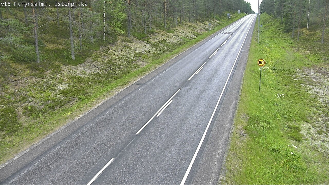 Kelikamerat Kuva Tie 5 Hyrynsalmi, Istonpitkä, Hyrynsalmi, Kainuu