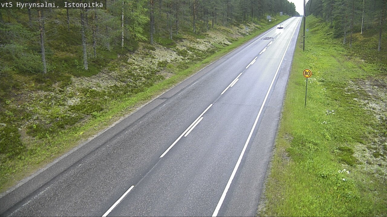 Kelikamerat Kuva Tie 5 Hyrynsalmi, Istonpitkä, Hyrynsalmi, Kainuu