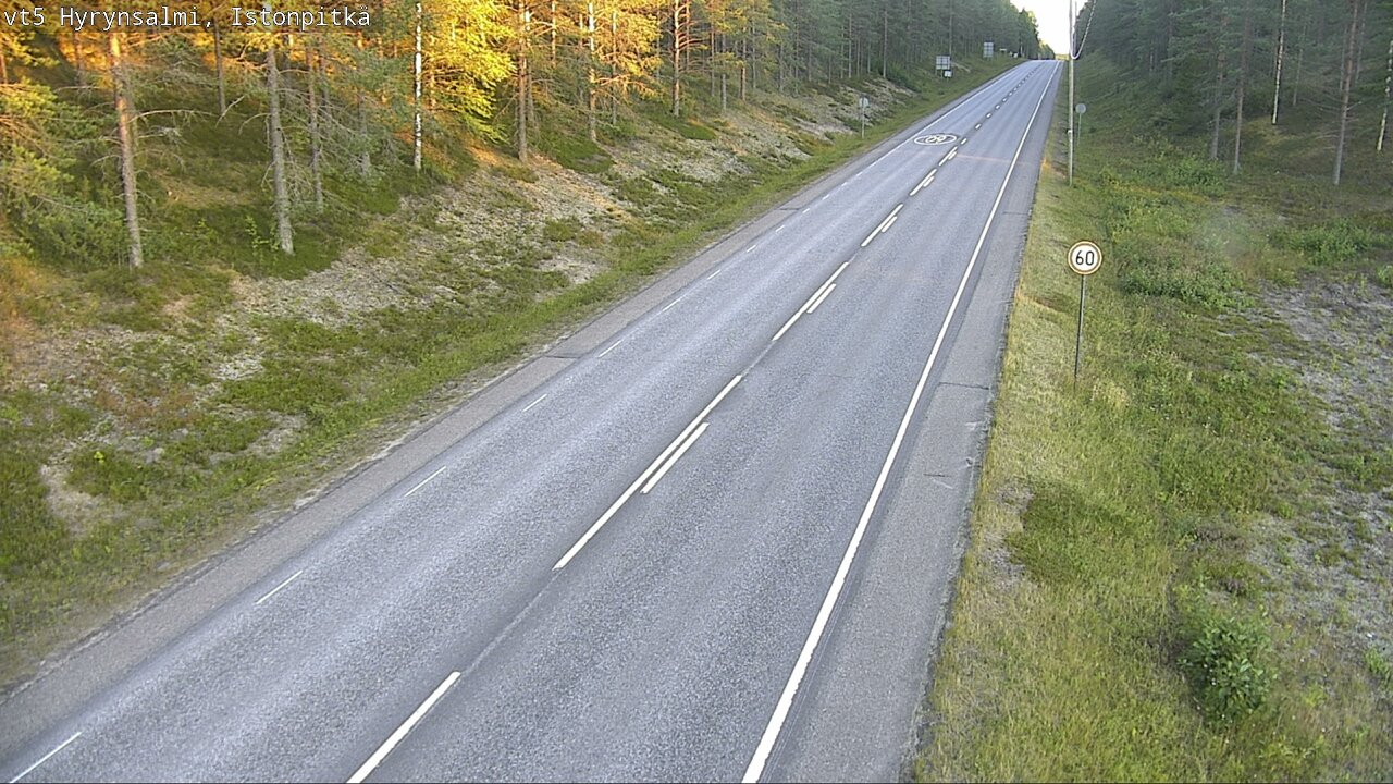 Kelikamerat Kuva Tie 5 Hyrynsalmi, Istonpitkä, Hyrynsalmi, Kainuu
