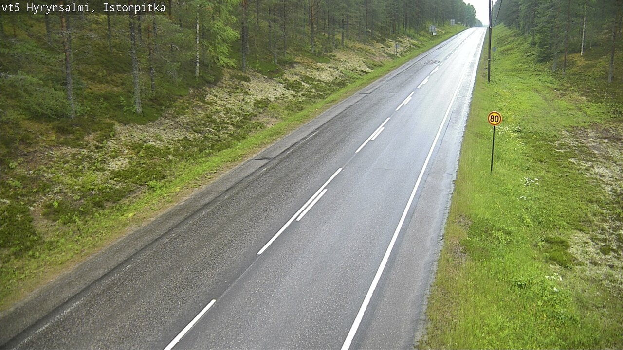 Kelikamerat Kuva Tie 5 Hyrynsalmi, Istonpitkä, Hyrynsalmi, Kainuu