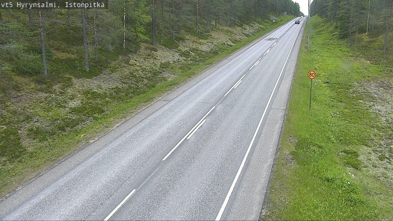 Kelikamerat Kuva Tie 5 Hyrynsalmi, Istonpitkä, Hyrynsalmi, Kainuu