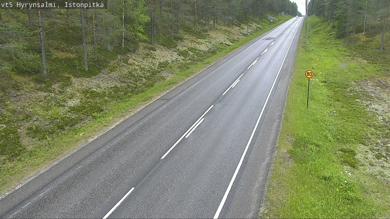 Kelikamerat Kuva Tie 5 Hyrynsalmi, Istonpitkä, Hyrynsalmi, Kainuu
