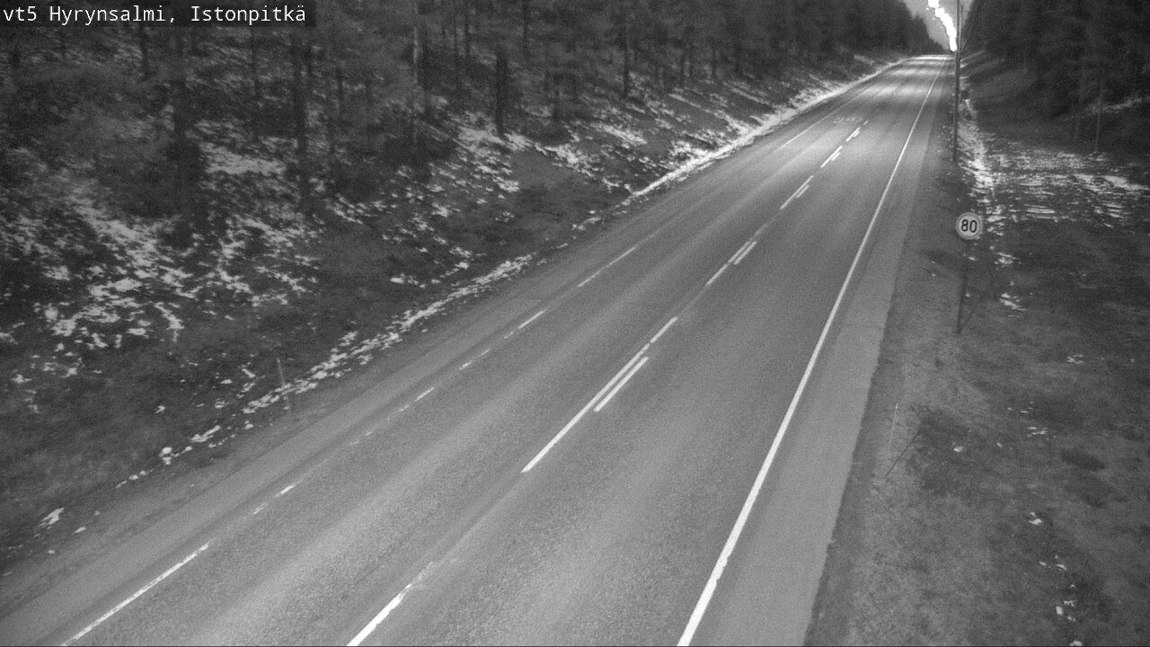 Kelikamerat Kuva Tie 5 Hyrynsalmi, Istonpitkä, Hyrynsalmi, Kainuu