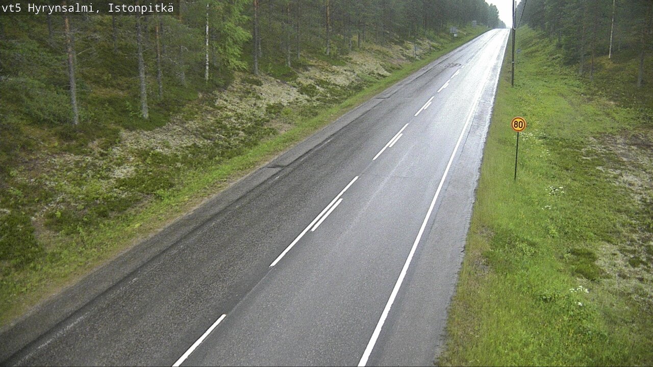 Kelikamerat Kuva Tie 5 Hyrynsalmi, Istonpitkä, Hyrynsalmi, Kainuu