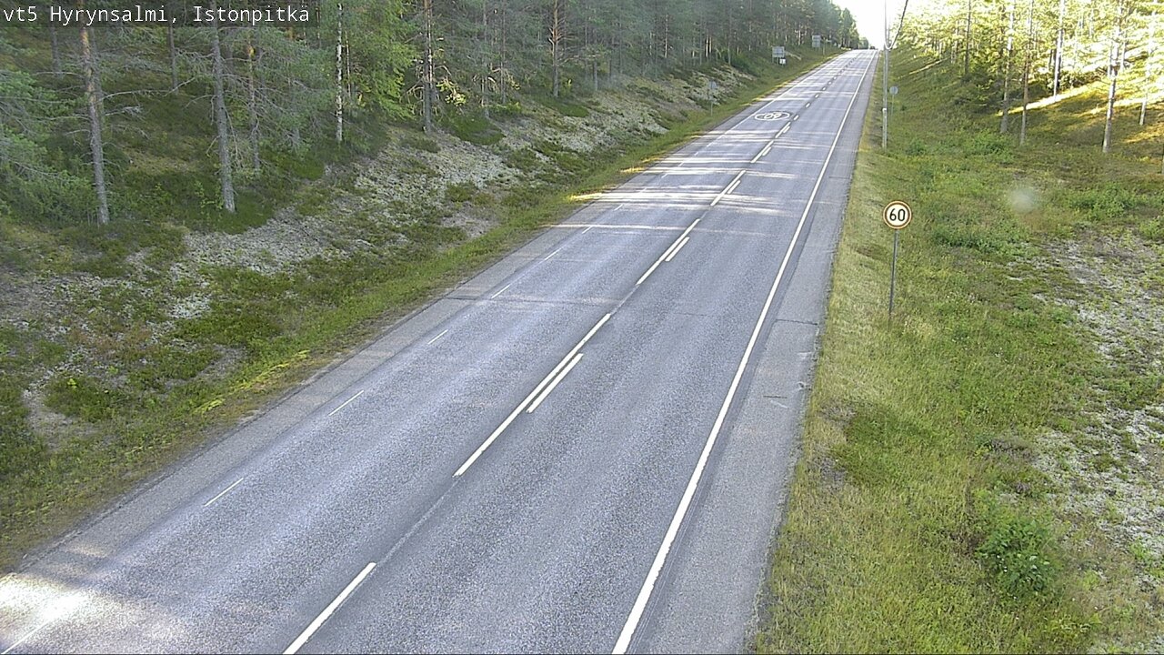 Kelikamerat Kuva Tie 5 Hyrynsalmi, Istonpitkä, Hyrynsalmi, Kainuu