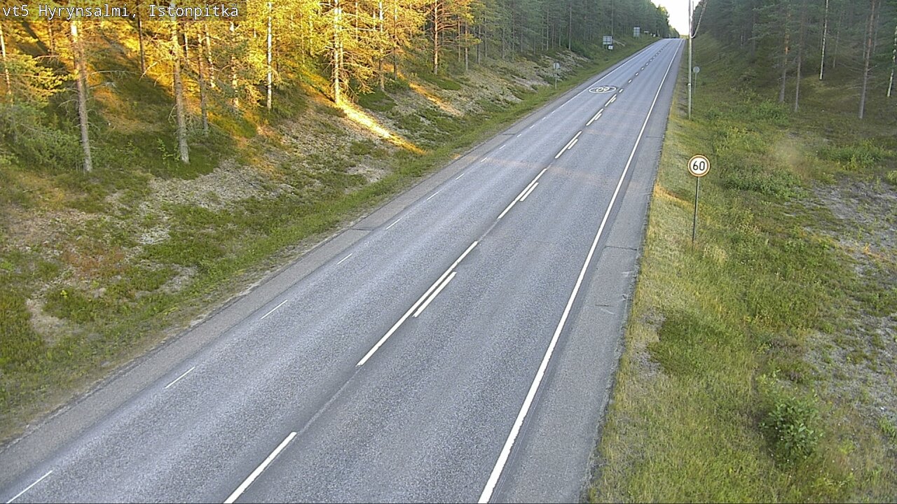 Kelikamerat Kuva Tie 5 Hyrynsalmi, Istonpitkä, Hyrynsalmi, Kainuu