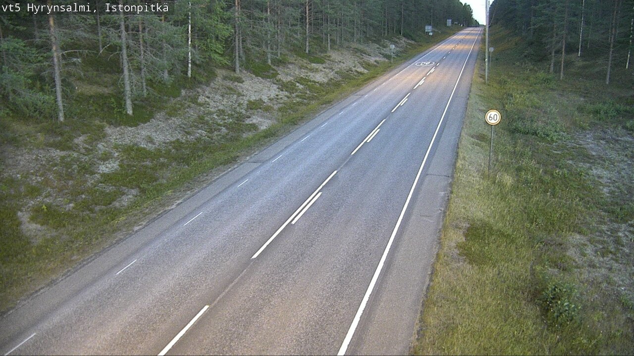 Kelikamerat Kuva Tie 5 Hyrynsalmi, Istonpitkä, Hyrynsalmi, Kainuu
