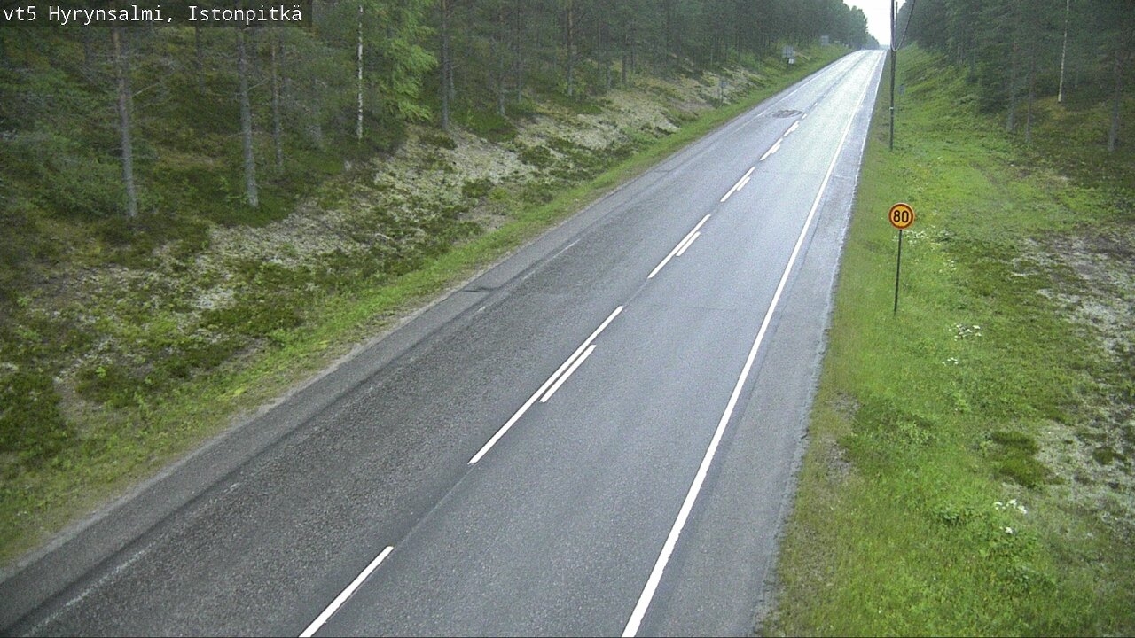 Kelikamerat Kuva Tie 5 Hyrynsalmi, Istonpitkä, Hyrynsalmi, Kainuu