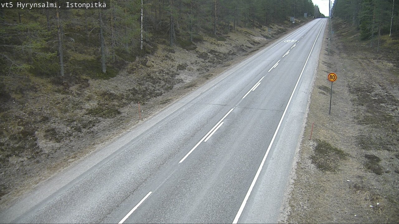 Kelikamerat Kuva Tie 5 Hyrynsalmi, Istonpitkä, Hyrynsalmi, Kainuu
