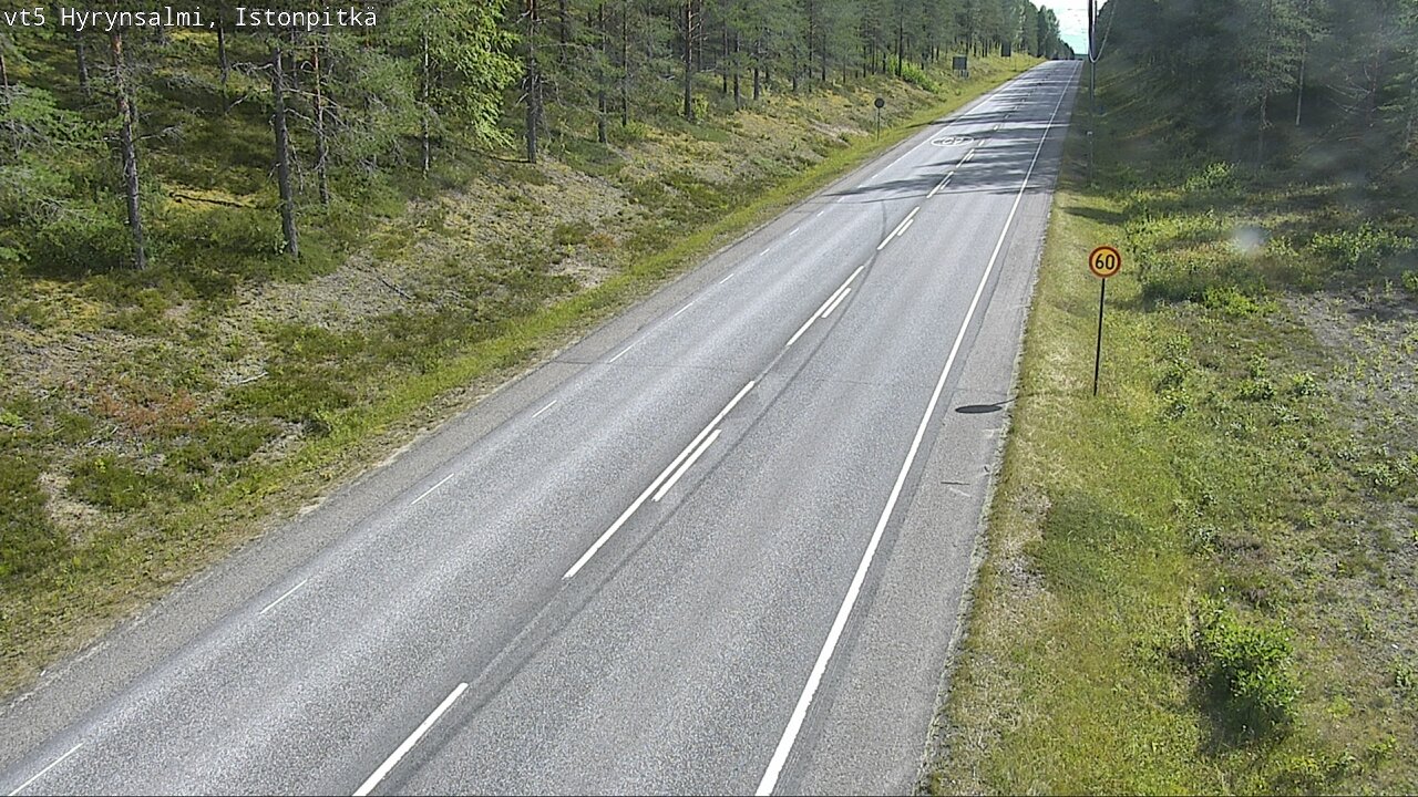 Kelikamerat Kuva Tie 5 Hyrynsalmi, Istonpitkä, Hyrynsalmi, Kainuu