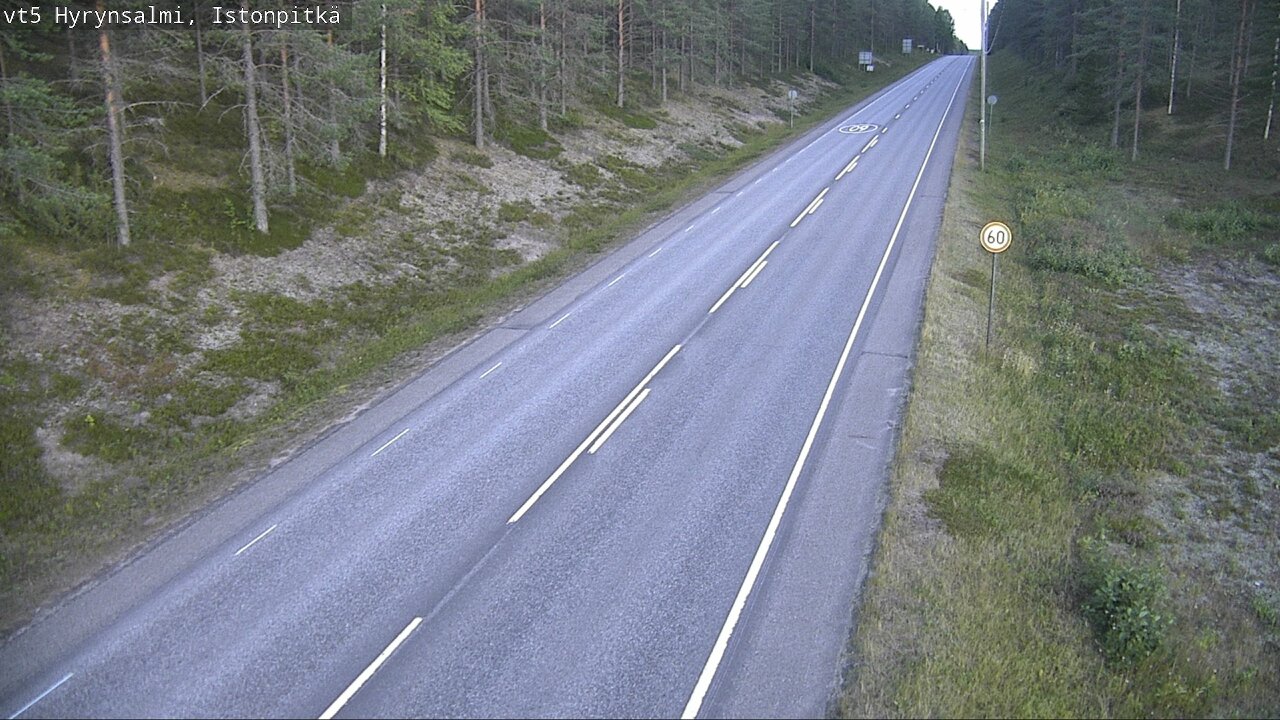 Kelikamerat Kuva Tie 5 Hyrynsalmi, Istonpitkä, Hyrynsalmi, Kainuu
