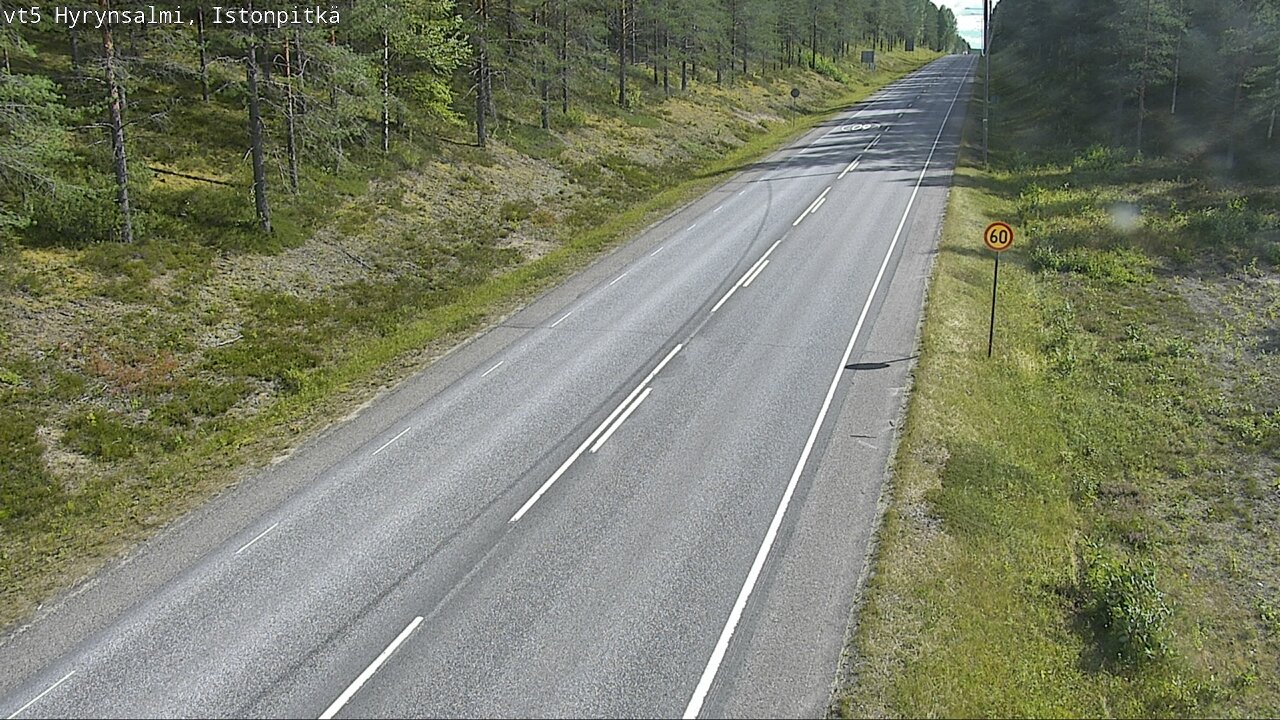 Kelikamerat Kuva Tie 5 Hyrynsalmi, Istonpitkä, Hyrynsalmi, Kainuu
