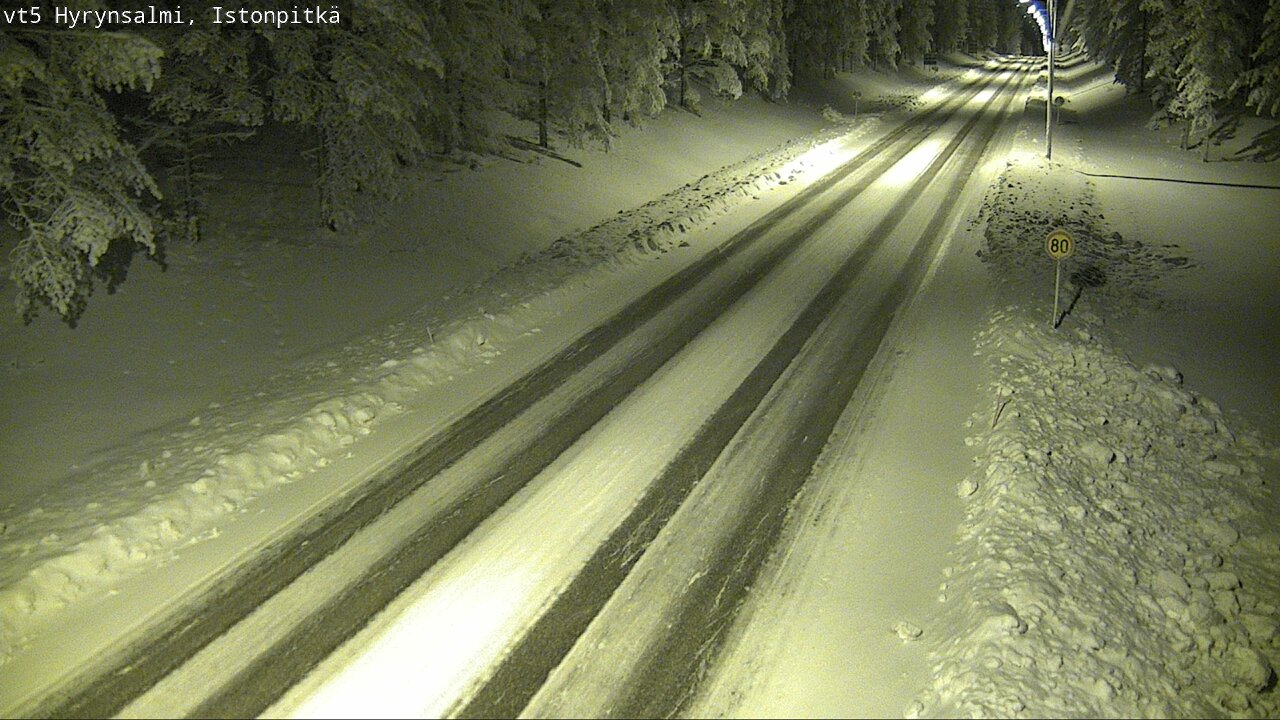 Kelikamerat Kuva Tie 5 Hyrynsalmi, Istonpitkä, Hyrynsalmi, Kainuu