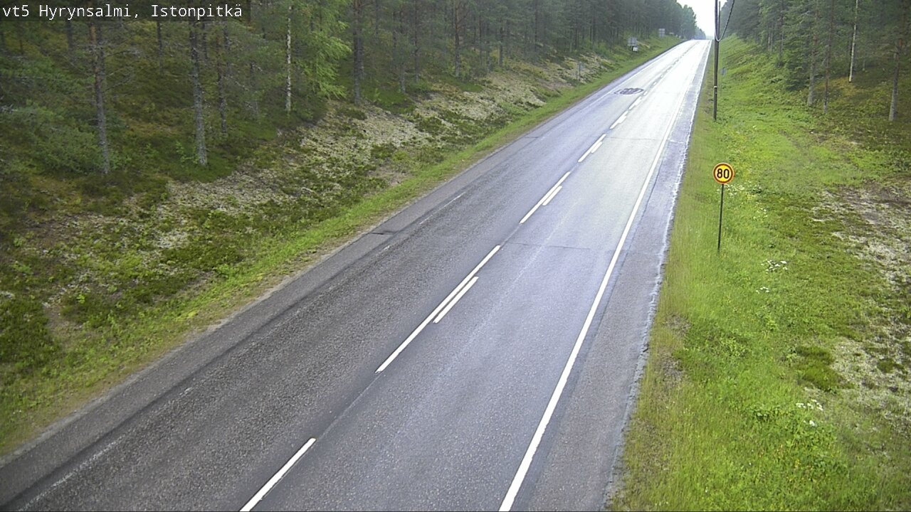 Kelikamerat Kuva Tie 5 Hyrynsalmi, Istonpitkä, Hyrynsalmi, Kainuu